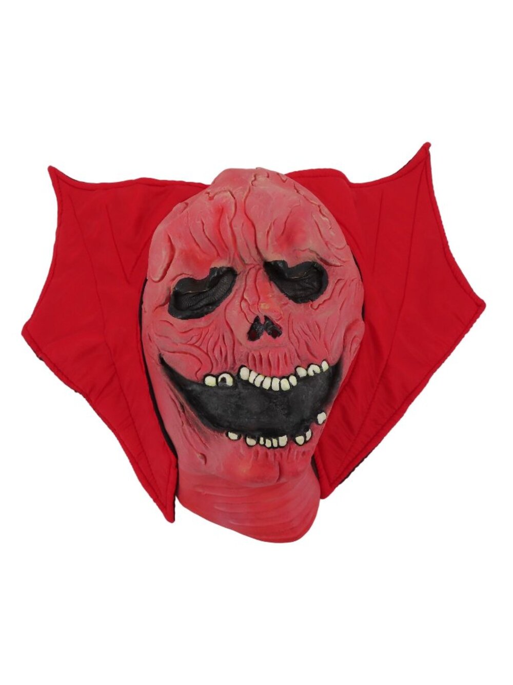 Easter Unlimited Red Devil Collar Shroud Latex Halloween Horror Mask Teeth China